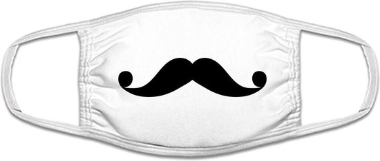 Masque buccal moustache | drôle | moustache | masque | protection | imprimé  | logo |... | bol.com