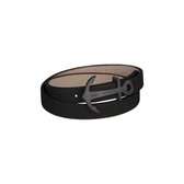 Paul Hewitt Wrap - Armband - Leer - Zwart - 42,5 cm