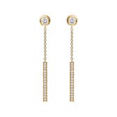 Favs dames  8 karaat geelgoud 32 Zirconia One Size 87292436