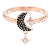 Swarovski Dames Dames Ring symboolmetaal 11 Swarovski kristal 55 Zwart 32010445