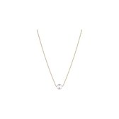 CHRIST Dames-Ketting 585 Geelgoud AkoyaParel One Size 87543161