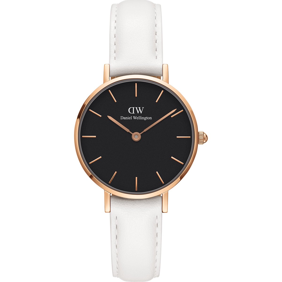Daniel Wellington Petite Bondi Black DW00100285 - Horloge - Wit - 28 mm