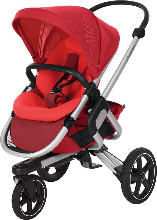 Poussette 3 roues rouge hotsell