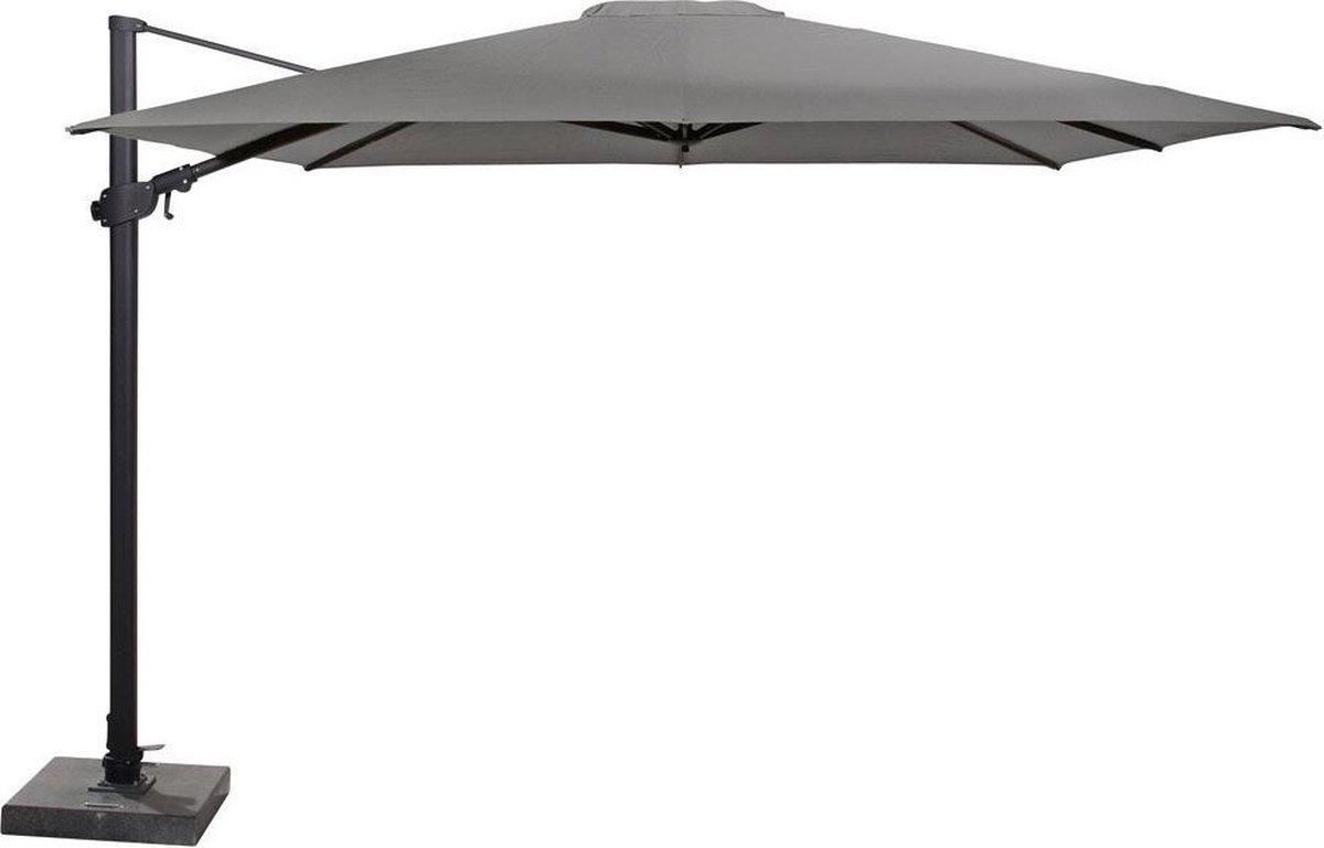 4 Seasons Outdoor Siesta Premium zweefparasol 300 x 300 cm - charcoal
