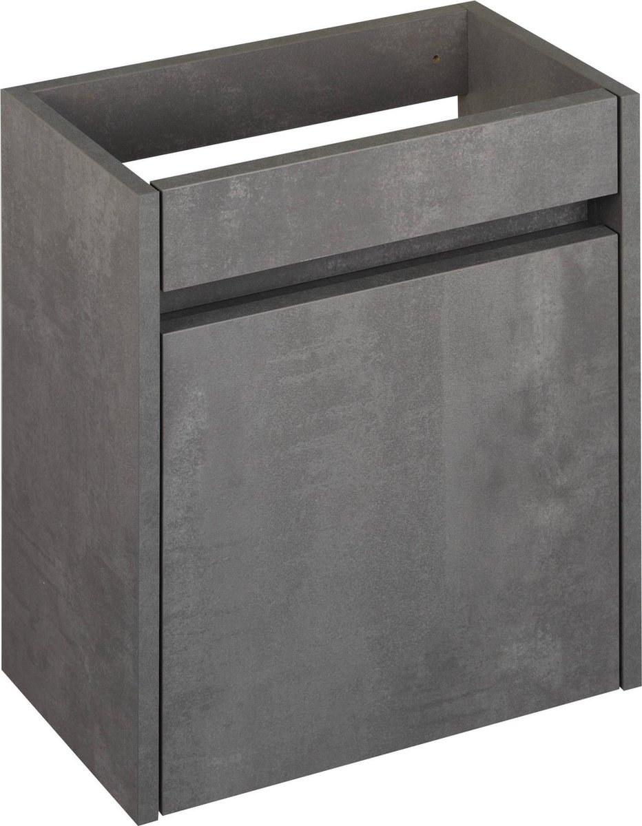 Saqu Florence fonteinonderkast 40x21,8x50cm beton grijs