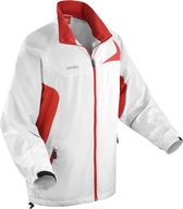 Spiro Heren Micro-Lite Performance Sports Jacket (Waterafstotend, Windbestendig & Ademend) (Wit/rood)