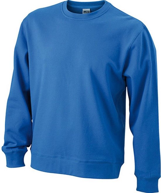 James and Nicholson Unisex Basic Sweatshirt (Koningsblauw)