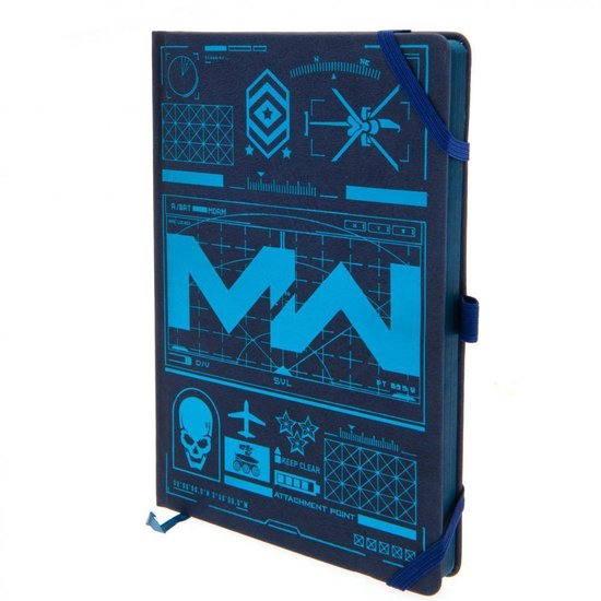 Codm Sticker Notebook Call Of Duty Modern Warfare Premium Notebook (Blauw) | bol.com