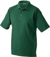 James and Nicholson Heren Medium Pique Polo (Donkergroen)