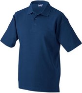 James and Nicholson Heren Medium Pique Polo (Marine)