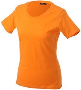 James and Nicholson Dames/dames Basic T-Shirt (Oranje)