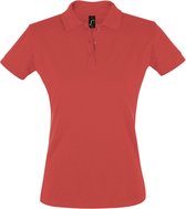 SOLS Dames/dames Perfect Pique Poloshirt met korte mouwen (Hibiscus)