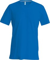 Kariban Heren Korte Mouw V Hals Slim Fit T-Shirt (Koningsblauw)