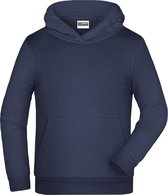 James And Nicholson Kinderen/Kinderen Basic Hoodie (Marine)