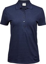 Tee Jays Dames/dames Luxe Stretch Poloshirt met korte mouwen (Denim)