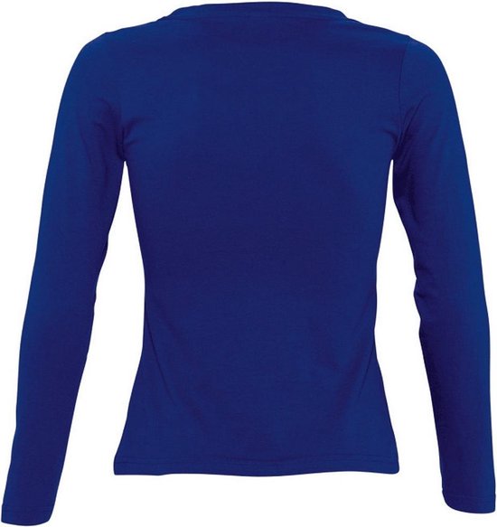 SOLS Dames dames Majestic T Shirt met lange mouwen Ultramarijn bol