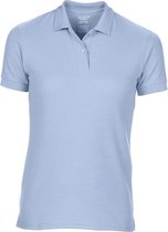 Gildan DryBlend Dames Sport Dubbel Pique Polo Shirt (Licht Blauw)
