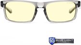 GUNNAR Gaming- en Computerbril - Enigma, Smoke Frame, Amber Tint - Blauw Licht Bril, Beeldschermbril, Blue Light Glasses, Leesbril, UV Filter