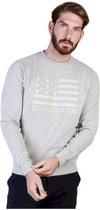 Heren sweater  U.S. Polo 43486_47130 - grijs - maat S