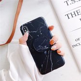 Iphone 11 Marmer Case Zwart