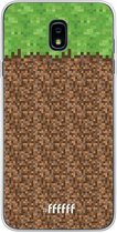 Samsung Galaxy J7 (2018) Hoesje Transparant TPU Case - Minecraft - Grass #ffffff