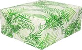 4x rollen inpakpapier/cadeaupapier wit/groene palmbomen print 200 x 70 cm - Cadeauverpakking kadopapier