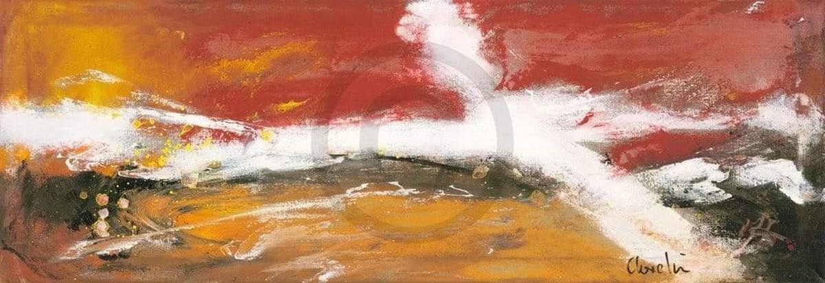 PGM Kunstdruk Martina Chardin - Massai 99x34cm Divers