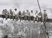 Charles Ebbets - Eating above Manhattan Kunstdruk 80x60cm