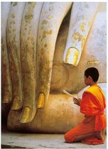 Hugh Sitton - The Hand of Buddha Kunstdruk 60x80cm