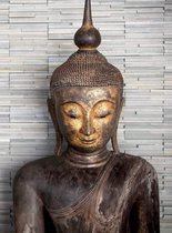 Fotobehang - Thailand Buddha 192x260cm - Vliesbehang
