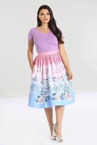 Hell Bunny Swan 50's Swing Rok Roze