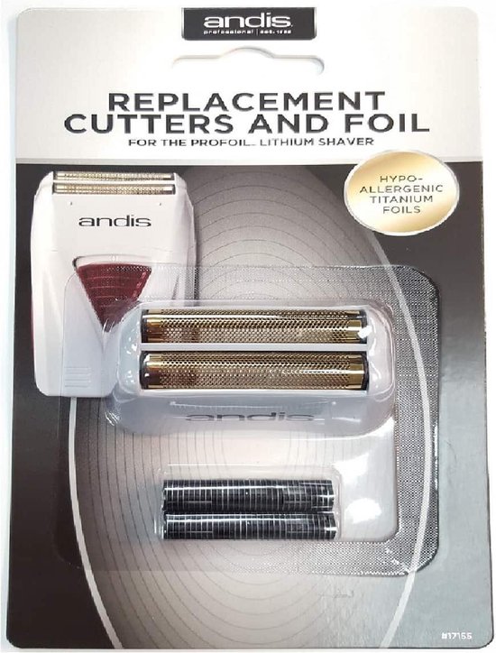 Andis Replacement Cutters And Foil Lithium Shaver bol