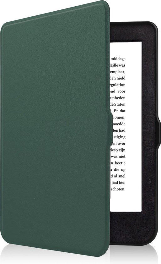 Hoesje Geschikt voor Kobo Nia Hoesje Luxe Bescherm Case - Hoes Geschikt voor Kobo Nia Hoes Book Cover - Donkergroen van Hoesje  — afbeelding 5