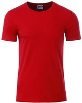 James and Nicholson - Heren Standaard T-Shirt (Rood/Rood)