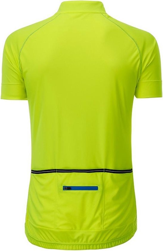 Fusible Systems - Maillot de cyclisme à demi- Zip James et Nicholson (jaune / Blauw)
