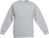 Fruit of the Loom - Kinder Classic Set-In Sweater - Grijs - 98-104