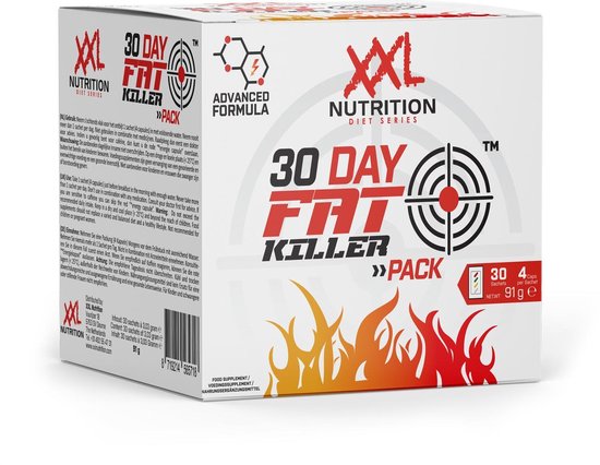XXL Nutrition 30 Day Fat Killer Pack 30 packs