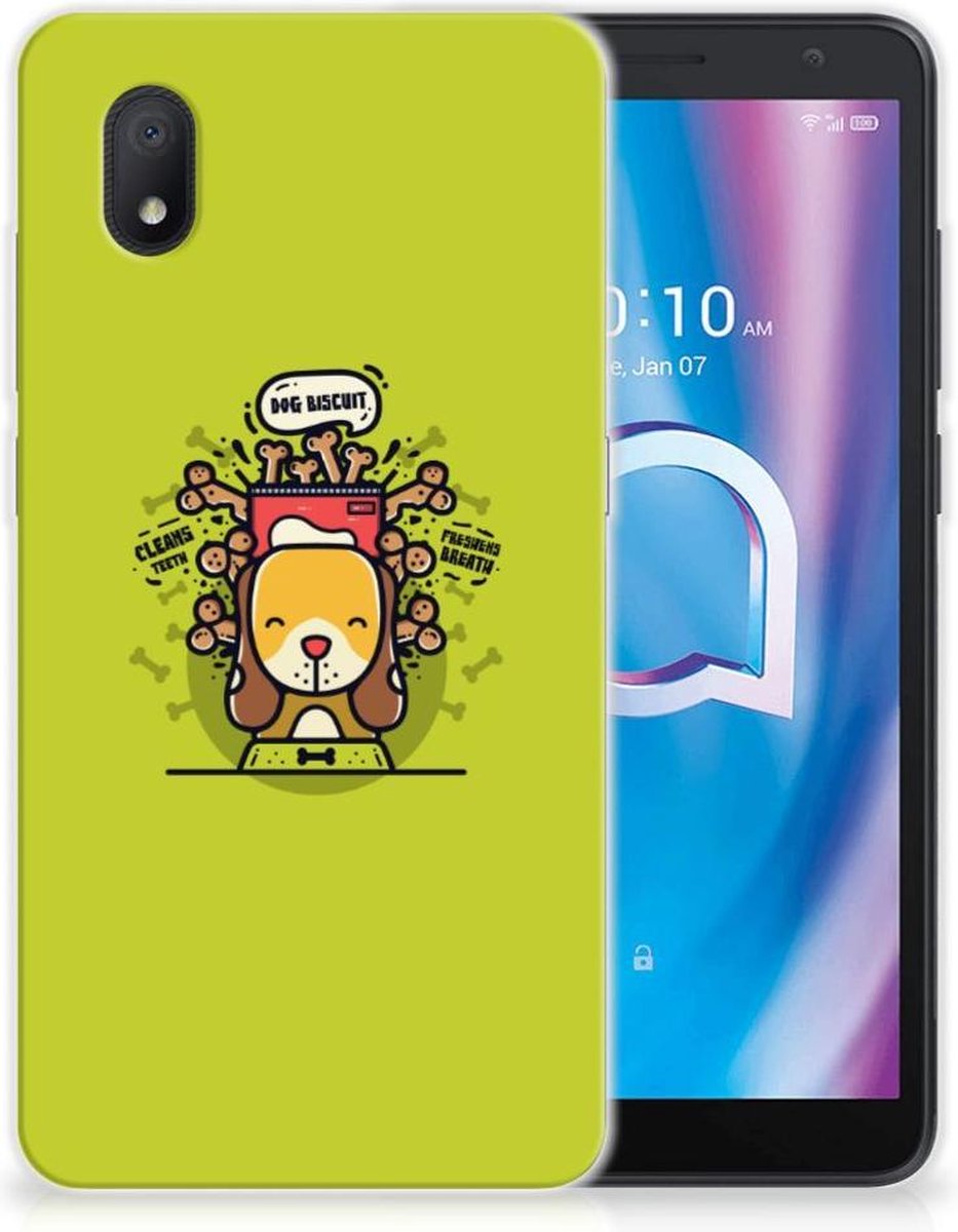 Alcatel 1B (2020) Telefoonhoesje met Naam Doggy Biscuit op Prijzenvolger.com