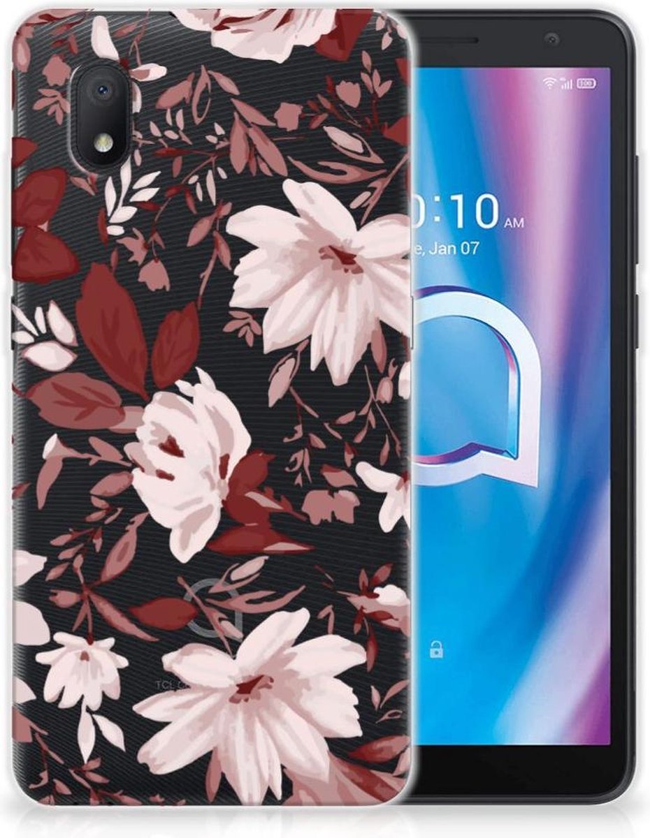 Hoesje maken Alcatel 1B (2020) Watercolor Flowers