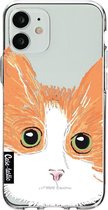 Casetastic Apple iPhone 12 Mini Hoesje - Softcover Hoesje met Design - Little Cat Print