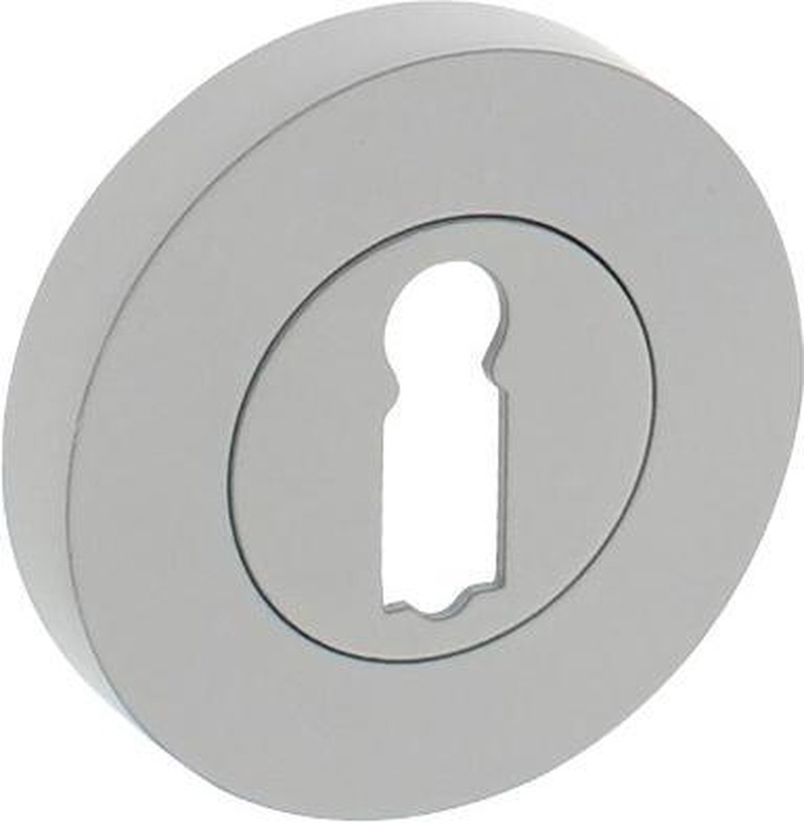 Intersteel Rozet met sleutelgat rond ø52x10 mm wit