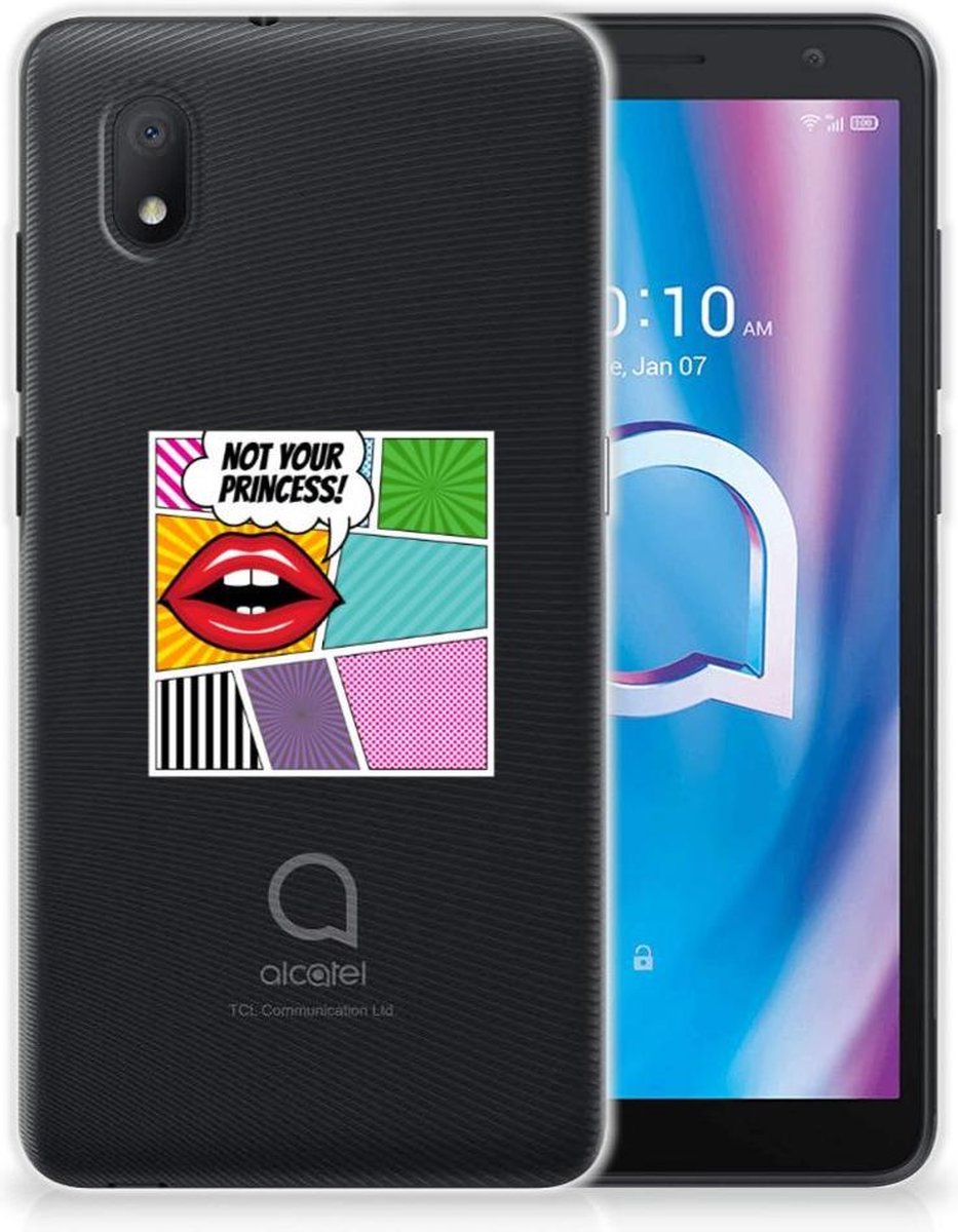 Alcatel 1B (2020) Silicone Back Cover Popart Princess