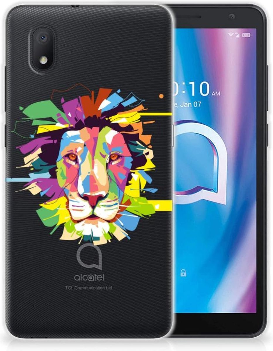 Alcatel 1B (2020) Telefoonhoesje met Naam Lion Color