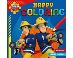Brandweerman Sam Happy Coloring