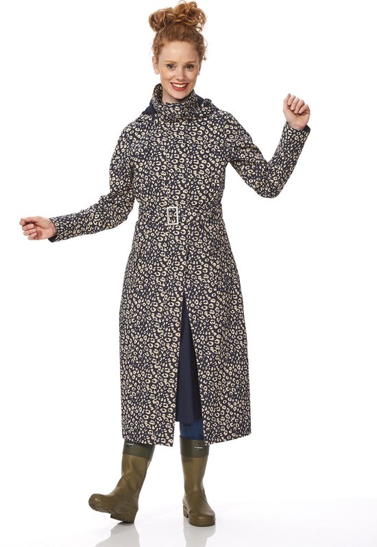 Long raincoat Mara midnight/ginger-S