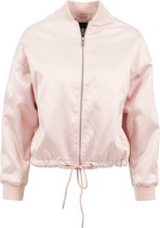 Urban Classics Jacket -L- Kimono Blouson Satijn look Roze