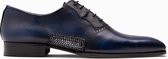 Paulo Bellini Lace Up Shoe Etna Leather Blue