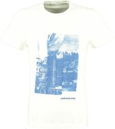 Calvin klein wit t-shirt - Maat L