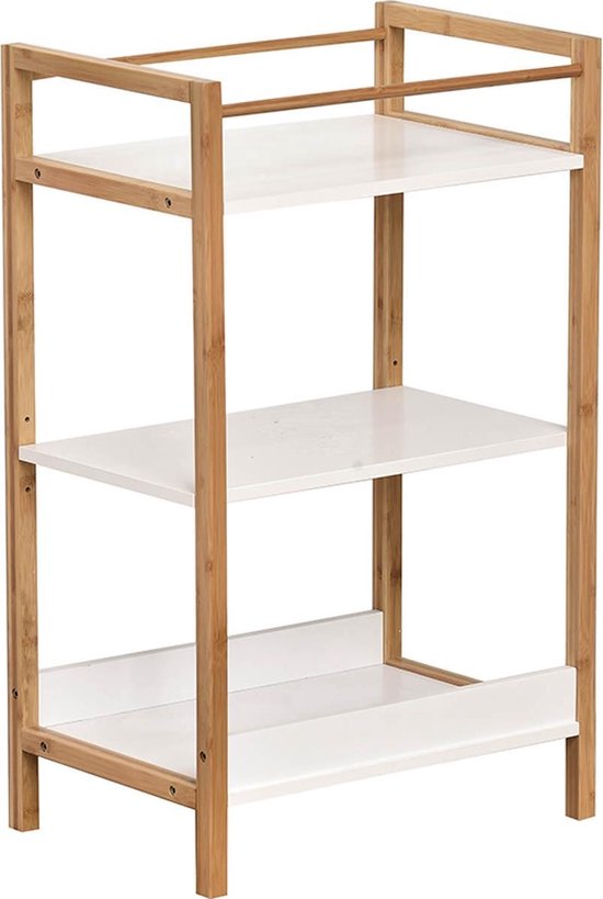 Helloshop26 - 3-laags bamboe bloemenplank 144 x 70 x 40 cm 03_0007704
