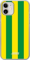 iPhone 12 Mini Hoesje Transparant TPU Case - ADO Den Haag #ffffff